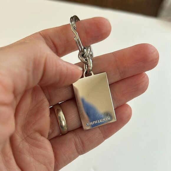 NWOT Orange Polo Ralph Lauren Vintage Keychain Fob - Picture 7 of 7